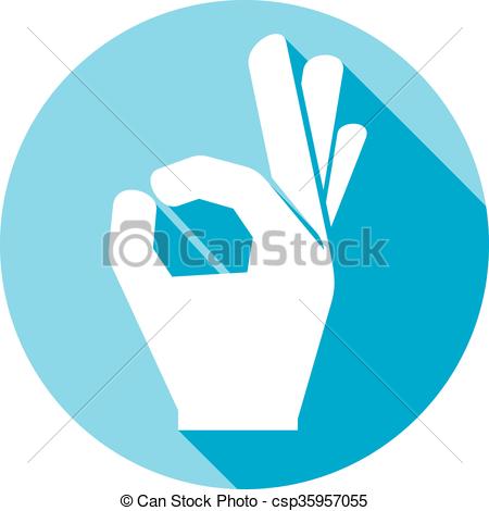 450x470 Hand Gesture Clipart Ok Hand