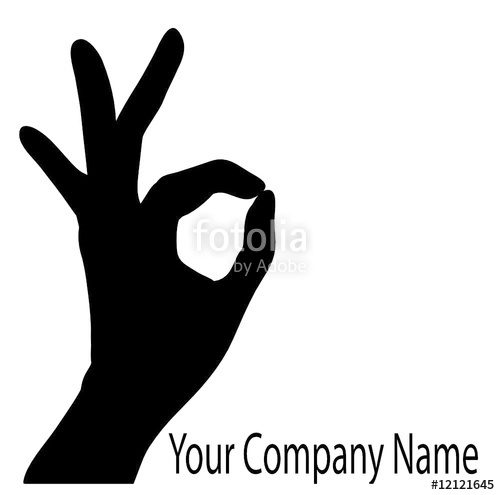 500x495 Slogan Mano Ok Stock Image And Royalty Free Vector Files On