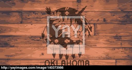 512x271 Oklahoma Flag Brand Vector
