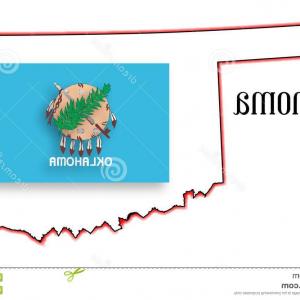 300x300 Oklahoma State Map Vector Clipart Orangiausa