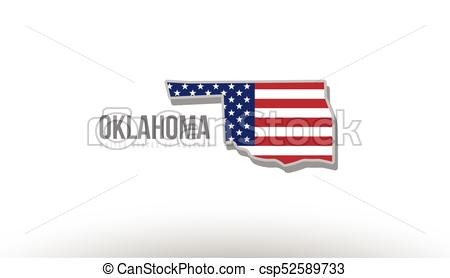 450x278 Vector Illustration Of Oklahoma County State With United States