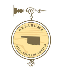 253x300 Oklahoma Flag Royalty Free Vectors