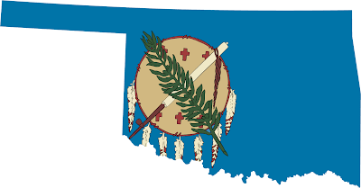 400x209 26 Fantastic Oklahoma Flag Map