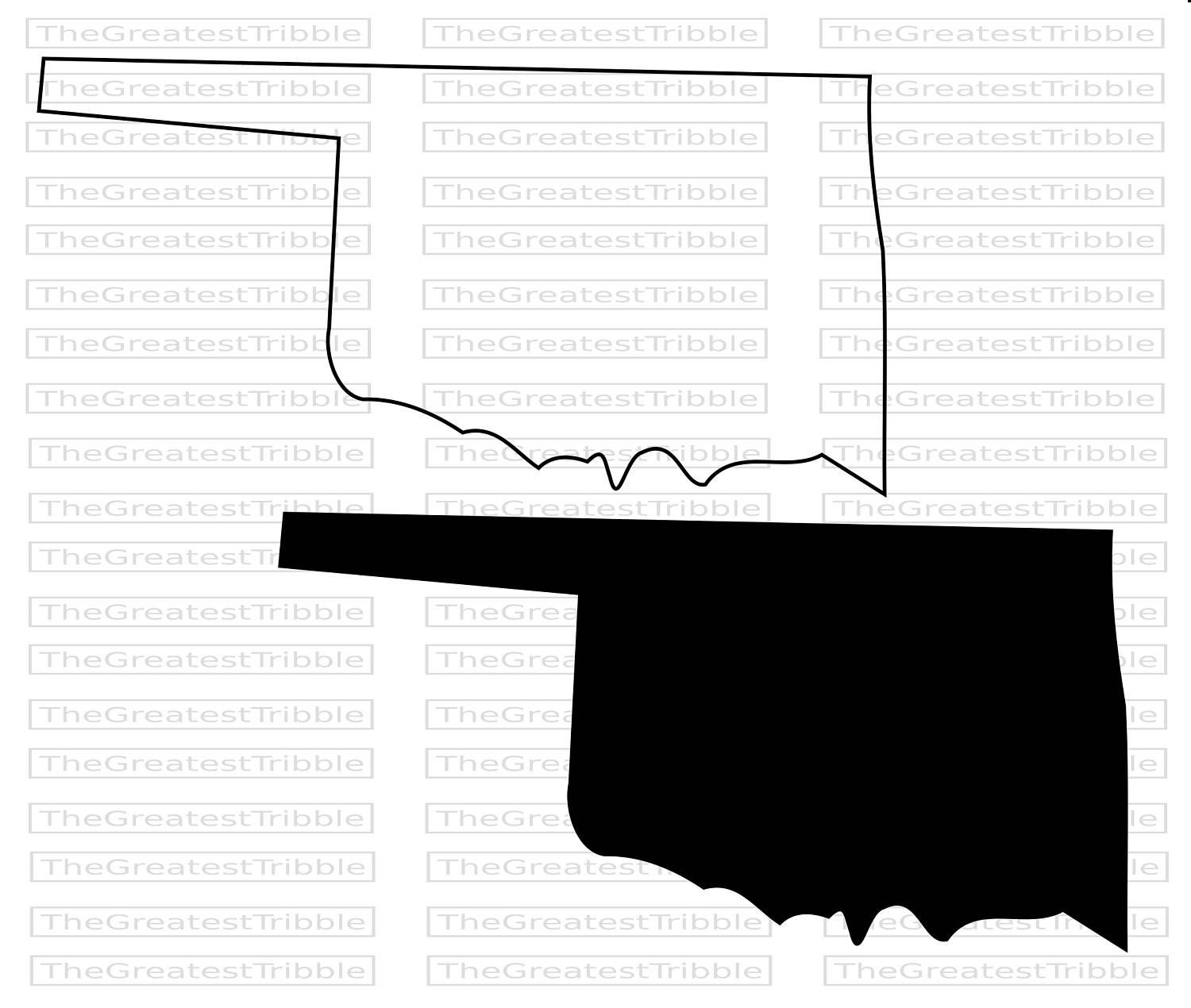 1500x1270 Oklahoma Outline Vector Id932436196 Clip Art