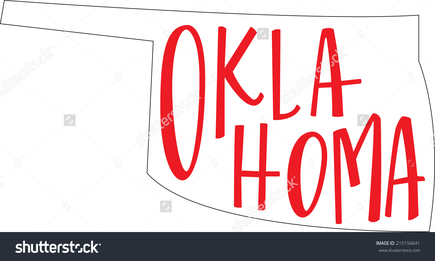 1500x901 Oklahoma Outline Clipart Free Collection