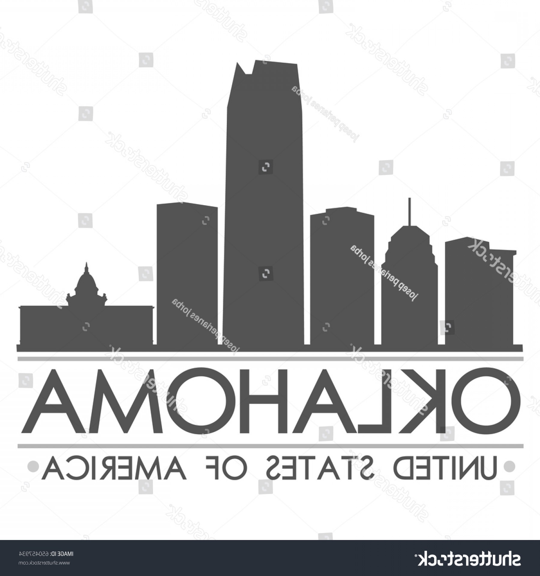 1800x1920 Oklahoma City Skyline Silhouette Design Vector Sohadacouri