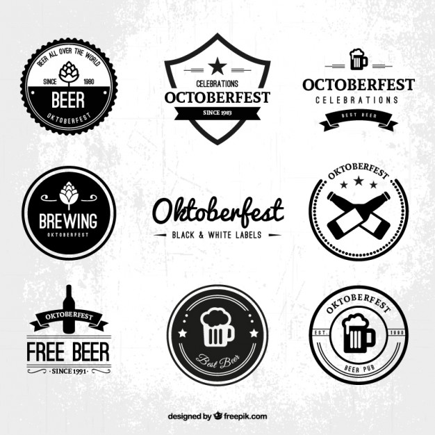 626x626 Oktoberfest Logo Collection Vector Free Download