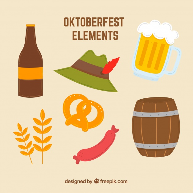 626x626 7 Elements For Oktoberfest Vector Free Download