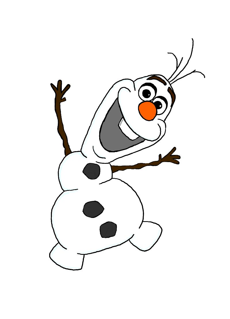 800x1108 Olaf The Snowman Clipart