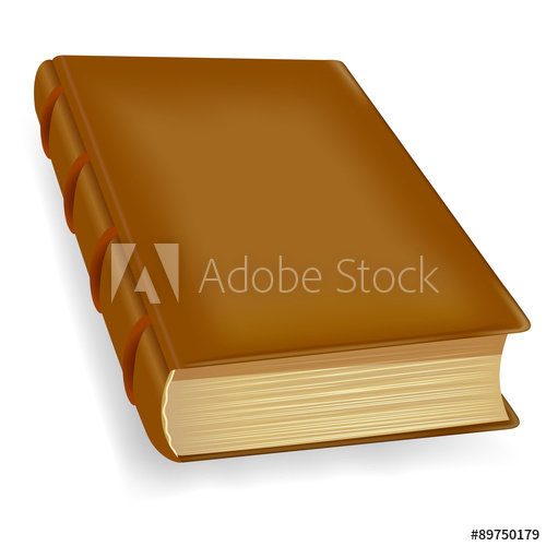 500x500 Old Book, Vector Icon