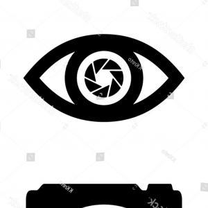 300x300 Photostock Vector Old Camera With Dirty Shapes On Grunge