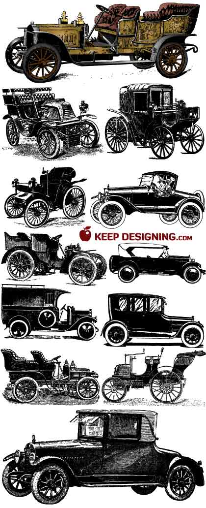 420x1032 Keep Designingvintage Car Vectors Horseless Carriage Coach Auto