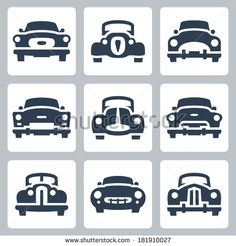 236x246 40 Best Vintage Car Vector Images Antique Cars