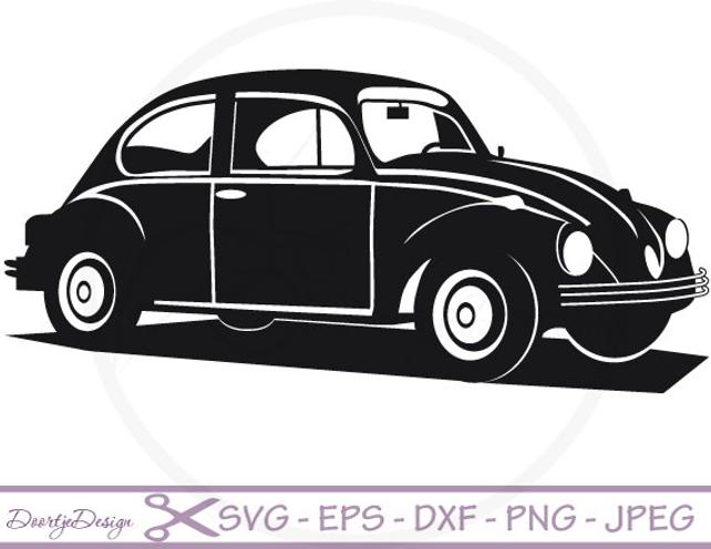 642x496 Vw Car Vector Files Svg File For Cricut Svg Files Old Car Etsy