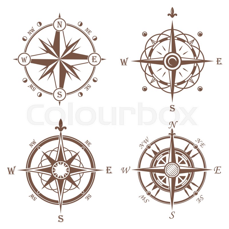 Old Compass Vector at GetDrawings | Free download