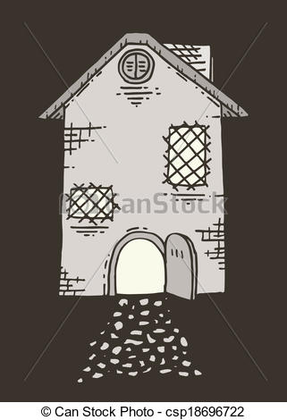 321x470 Old House. Creative Design Of Old House.