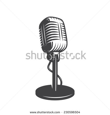 450x470 Free Microphone Vector Old Microphone Icon Royalty Free Vector