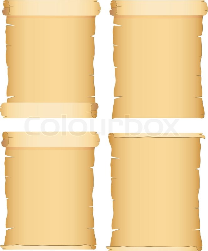 663x800 Old Paper Vector Illustration Stock Vector Colourbox