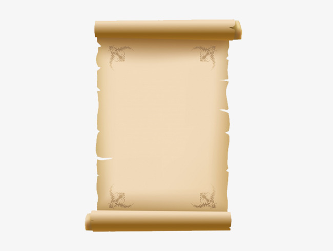 650x489 Reel Decoration, Paper Roll, Old Paper, Vector Diagram Png Image