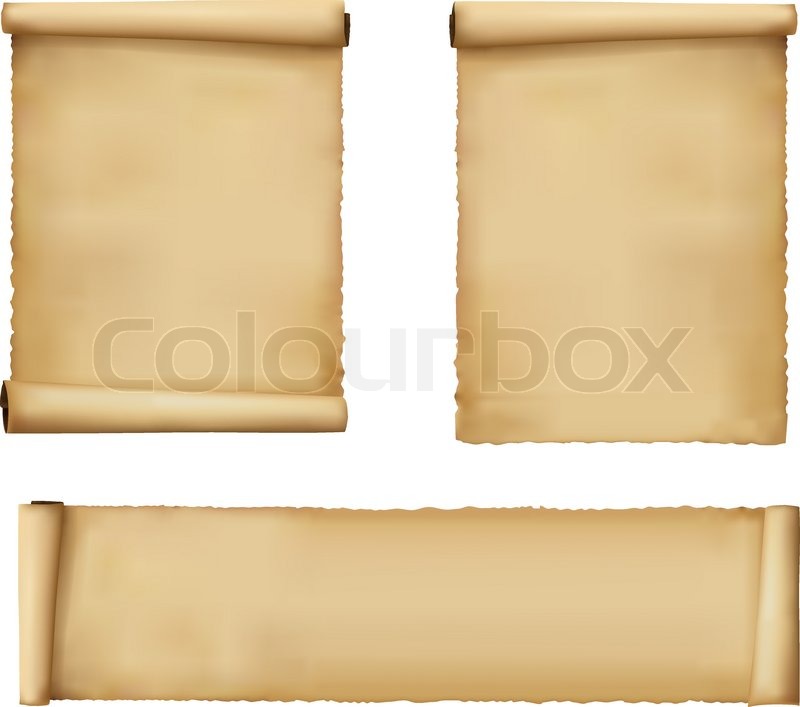 800x707 Set Of Old Paper Sheets. Vector. Stock Vector Colourbox