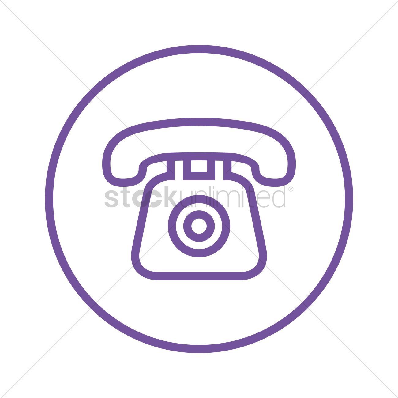 1300x1300 Free Old Telephone Vector Image