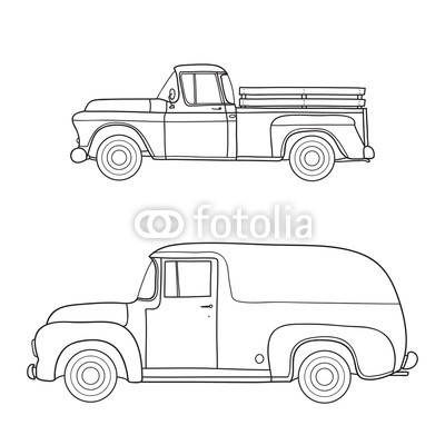400x400 Old Truck. Vector Doodle Illustration Buy Photos Ap Images
