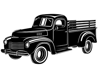 340x270 Pickup Truck Vectors Etsy