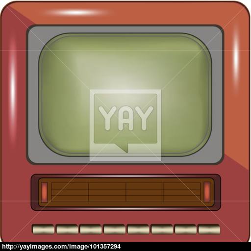 512x512 Old Tv Vector Vector