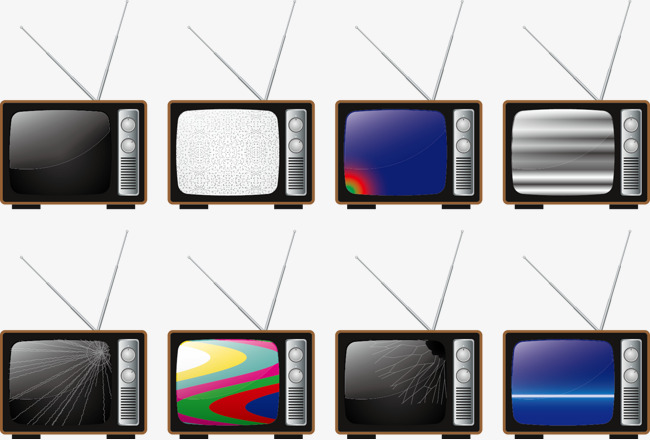 650x440 Vector Old Tv, Tv Vector, Tv Set, Antenna Png And Vector For Free