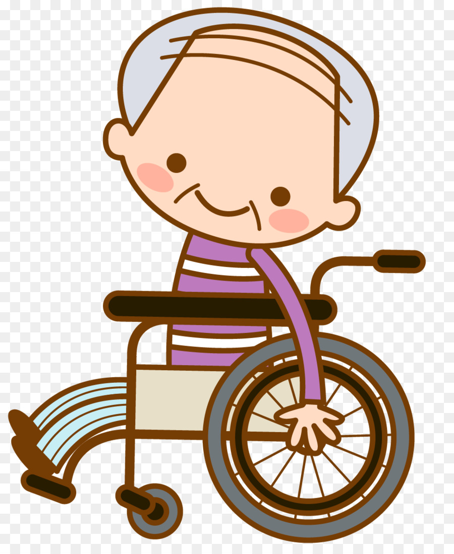 900x1100 Old Age Wheelchair Clip Art