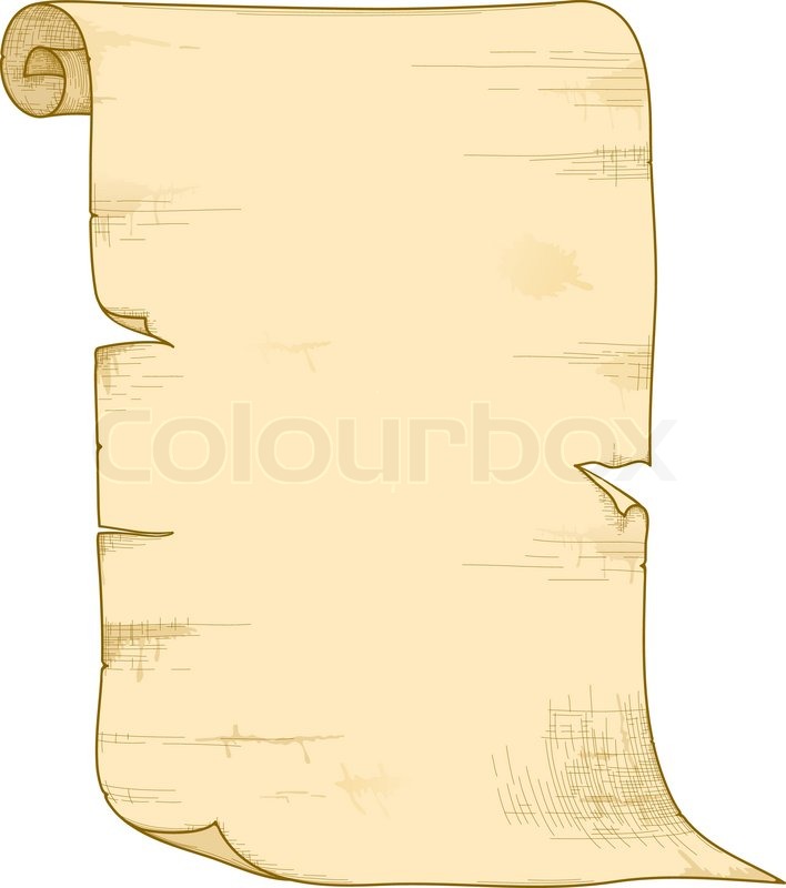 708x800 Vector Old Paper Roll Stock Vector Colourbox