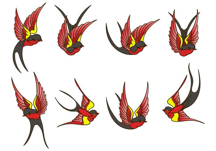 700x490 Free Old School Tattoo Vector Stock Images