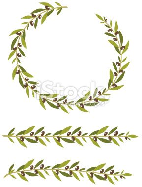 289x380 Olive Branch Wreath And Olive Branches. At The Olympic Games