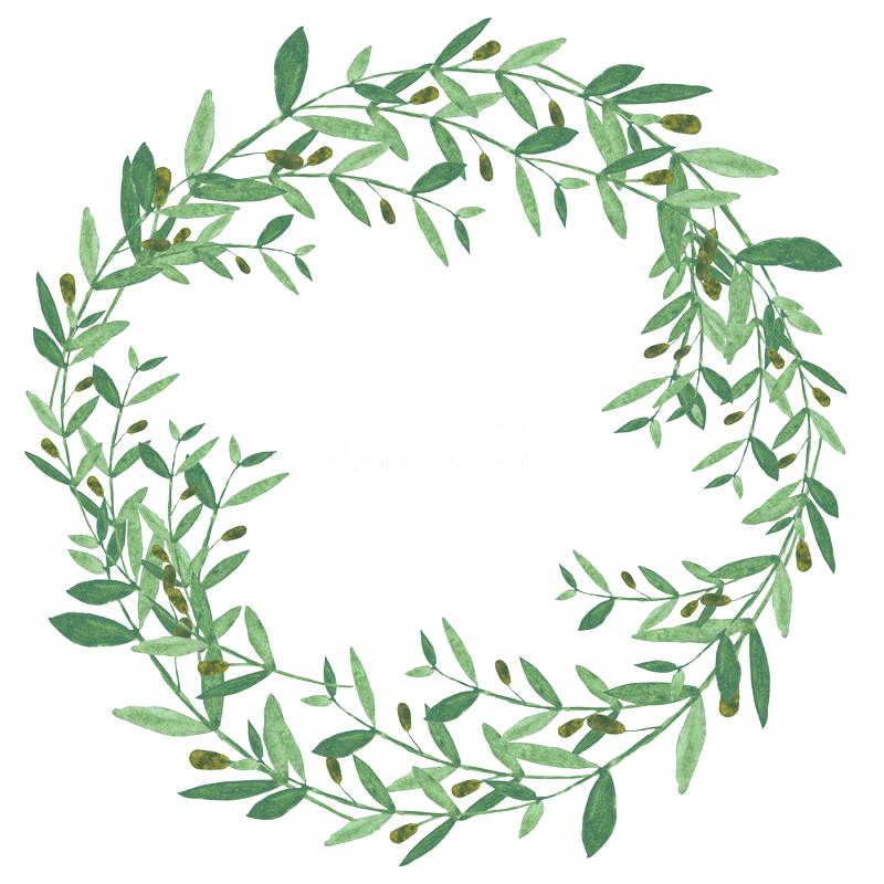800x800 Olive Wreath Vector Psd Headband Free