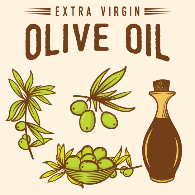 626x626 Olive Oil Background Design Vector Free Download