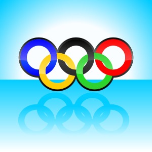 300x300 Olympic Rings Vector