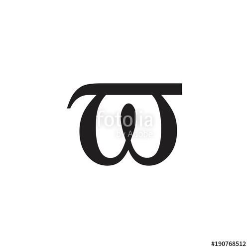 500x500 Letter Omega Greek Symbol Logo Vector Stock Image And Royalty