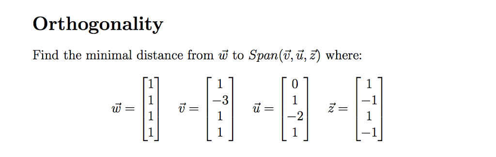 1024x325 Solved Find The Minimal Distance From Omega Vector To Spa