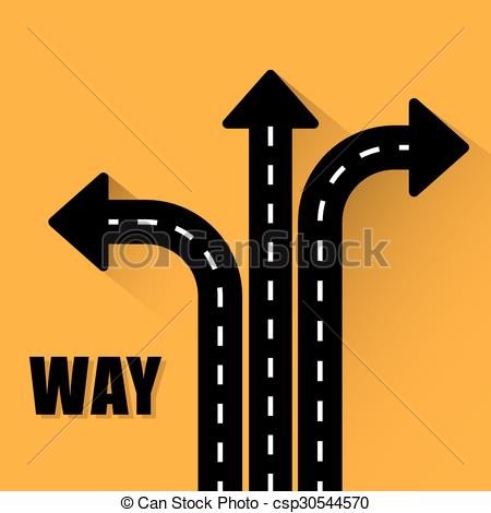 450x470 One Way Road Sign Advertising Design, Vector Illustration