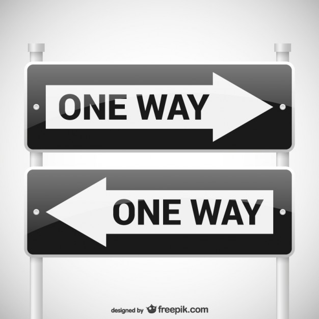 626x626 Oneway Sign Vectors, Photos And Psd Files Free Download