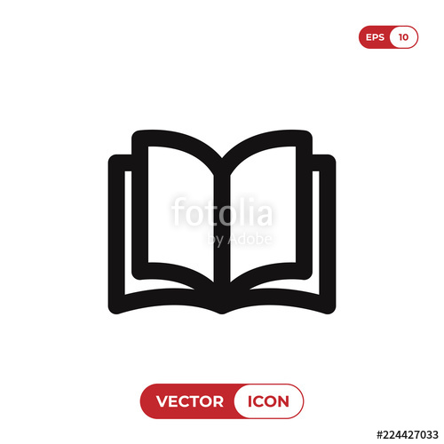 Open Book Icon Vector at GetDrawings | Free download