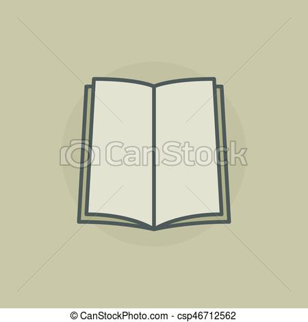 450x470 Colorful Open Book Icon