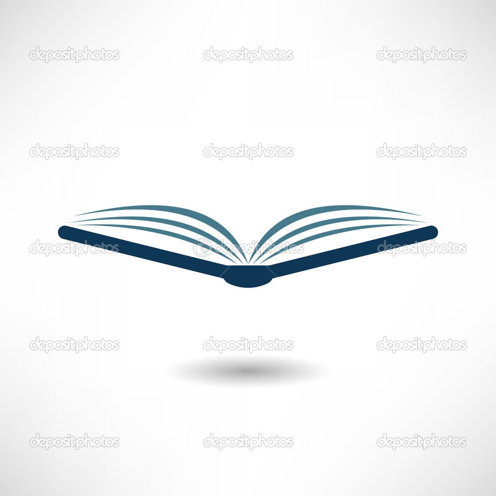 1024x1024 Open Book Icon Stock Vector Alexandrovskyi