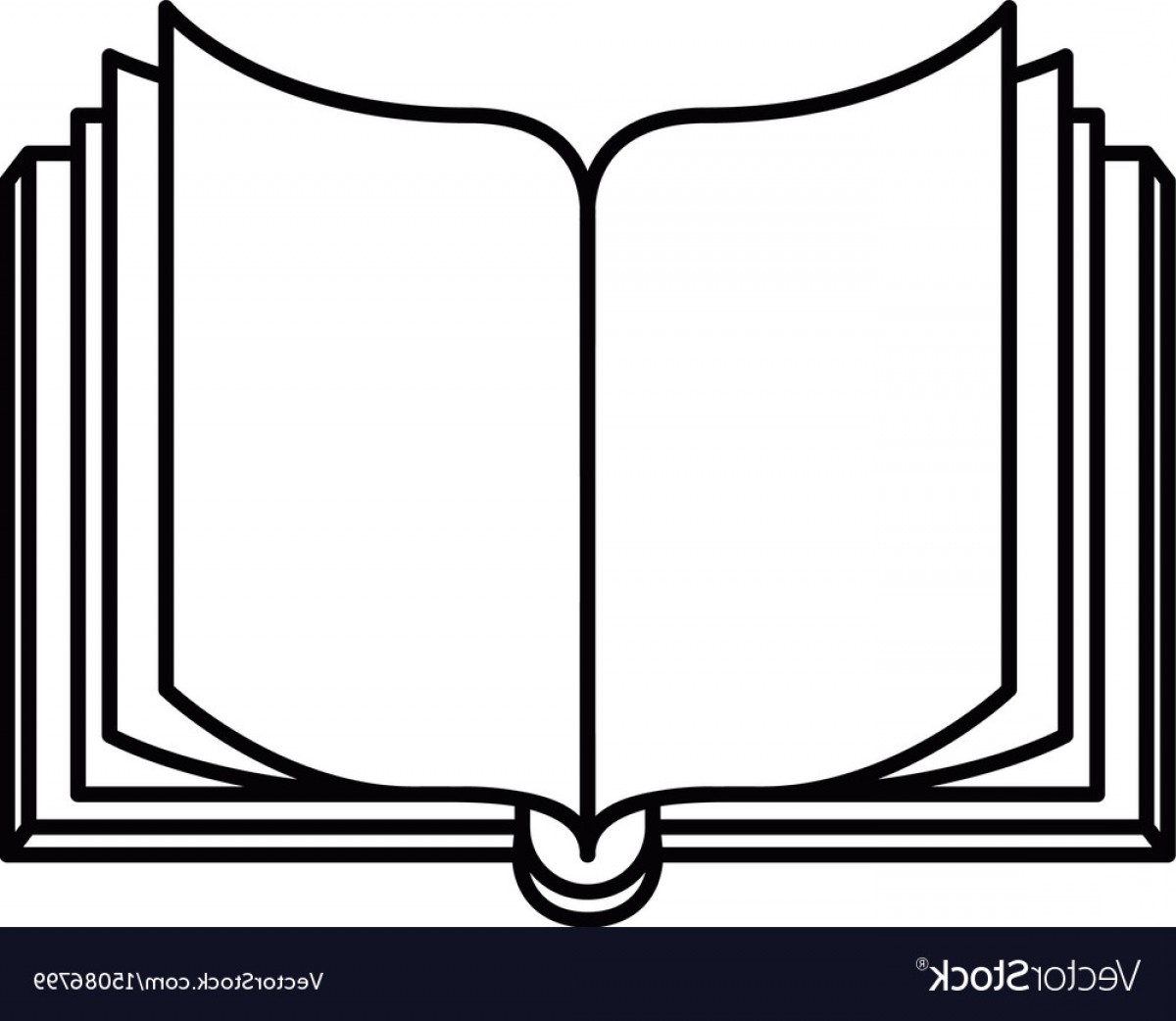 1200x1042 Sketch Silhouette Image Front View Open Book Vector Shopatcloth