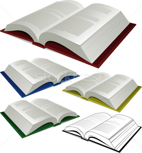 555x600 Open Book Illustration Vector Illustration Hugo Lacasse