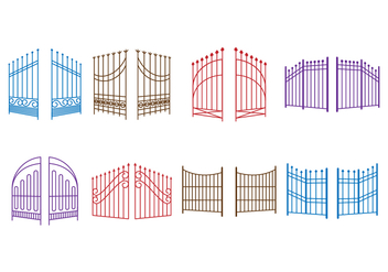 352x247 Free Open Gate Vector Free Vector Download 419877 Cannypic