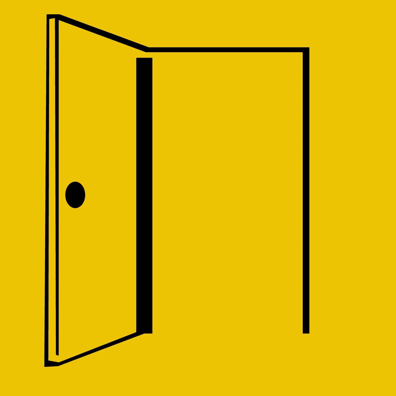 1600x1600 Open Door Clipart Animated