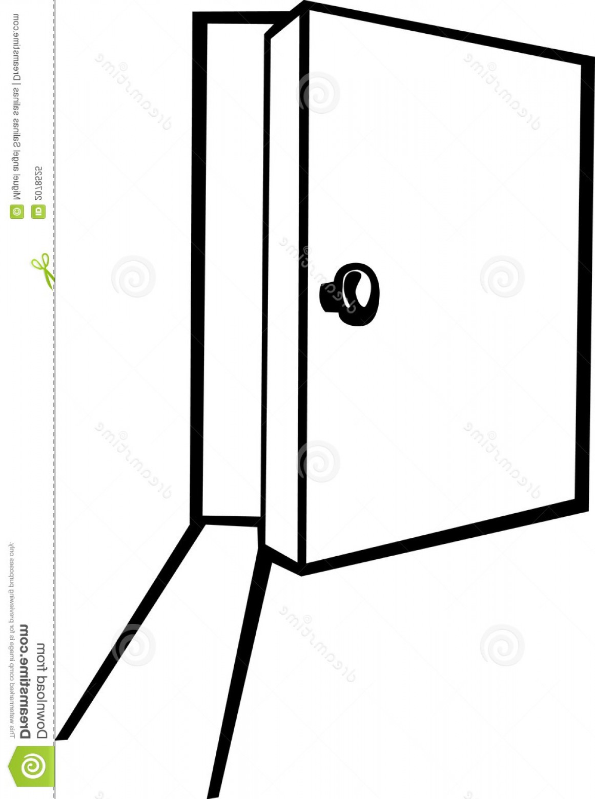 1161x1560 Royalty Free Stock Photo Opening Door Vector Illustration Image