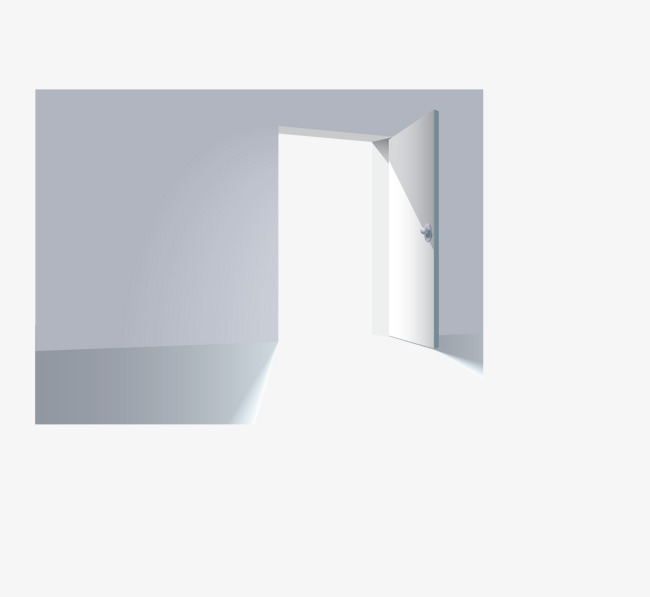 650x597 Vector Painted Open Door, Door Vector, Vector, Hand Painted Png