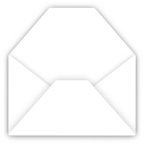 298x297 Open Envelope Clip Art